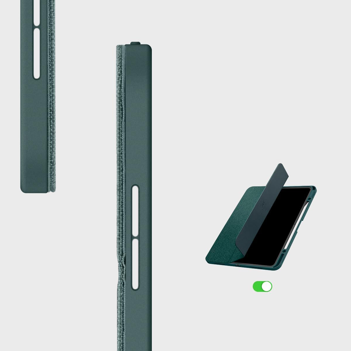 Etui Spigen Urban Fit do iPad Pro 13" 7 gen. 2024, zielone